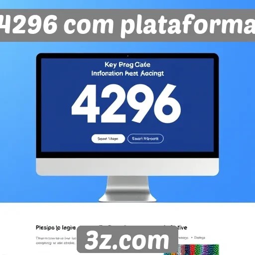 Evolução do design do site 4296 com plataforma